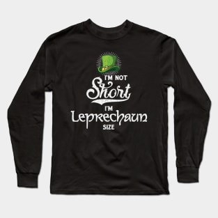 'Leprechaun Size Ireland' Cool St. Patrick Leprechaun Long Sleeve T-Shirt